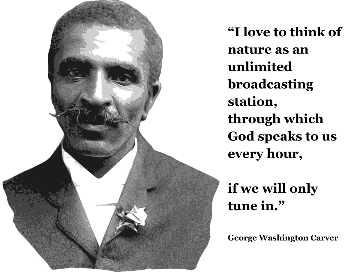 Consider nature an unlimited broadcasting station through which God speaks to you continuously as you tune in.