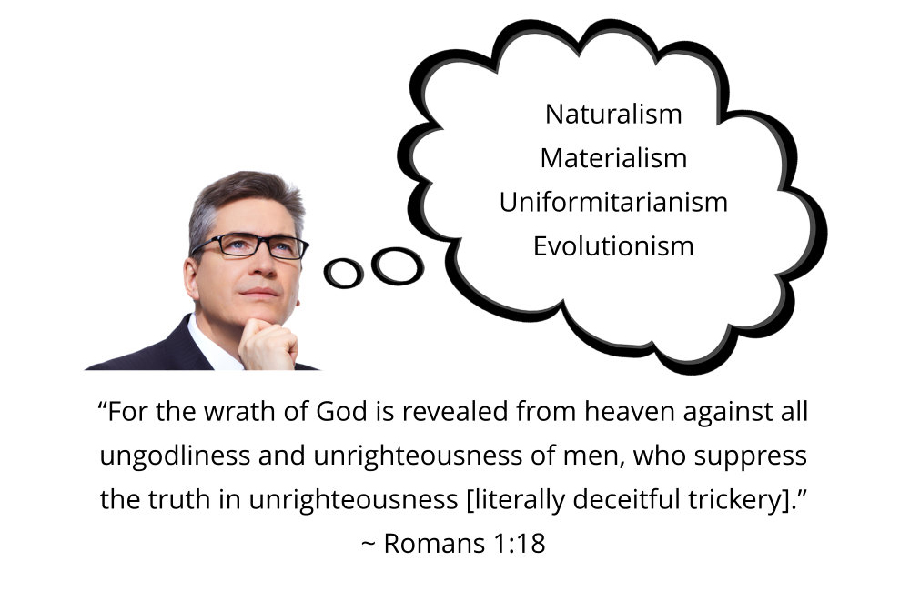 The wrath of God is revealed from heaven against all ungodliness and unrighteousness of those who suppress the truth in deceitful trickery.