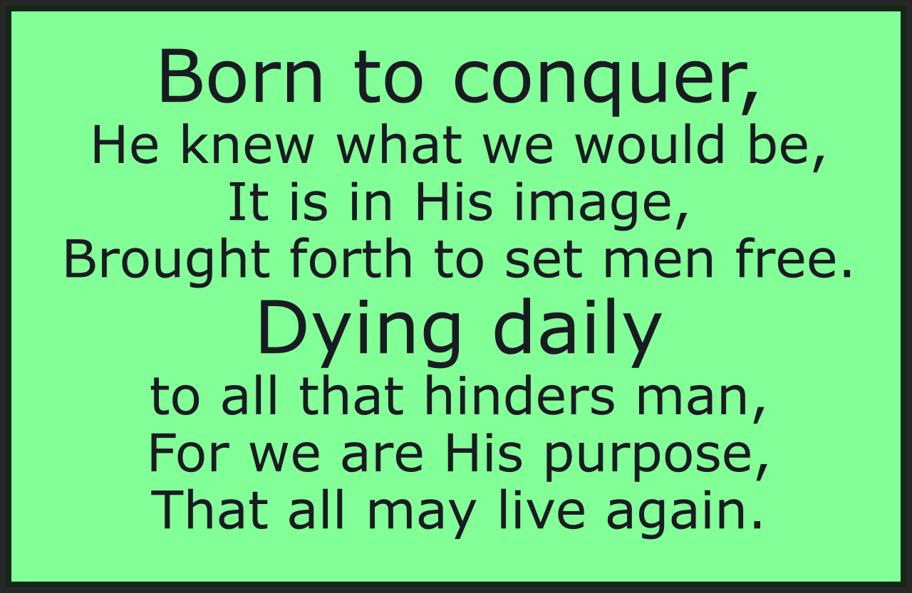Born To Conquer