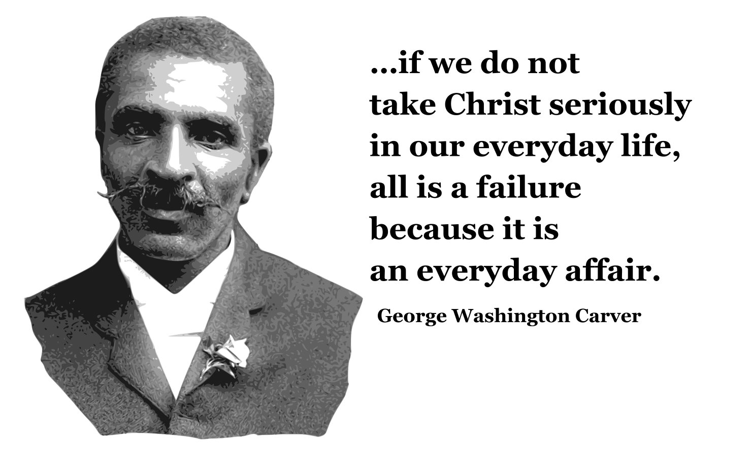 If we don’t take Christ seriously in our everyday life, all is failure because it’s an everyday affair.