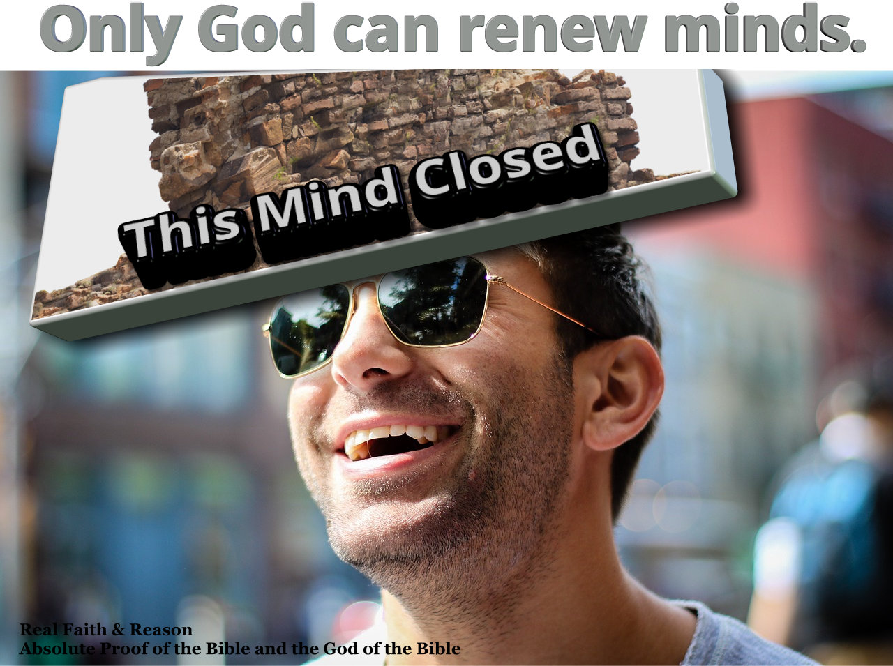 Only God can renew minds.