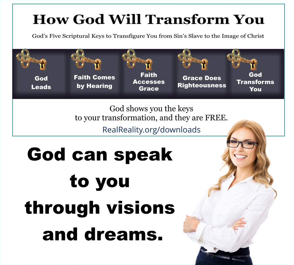 God can speak to you through visions and dreams.