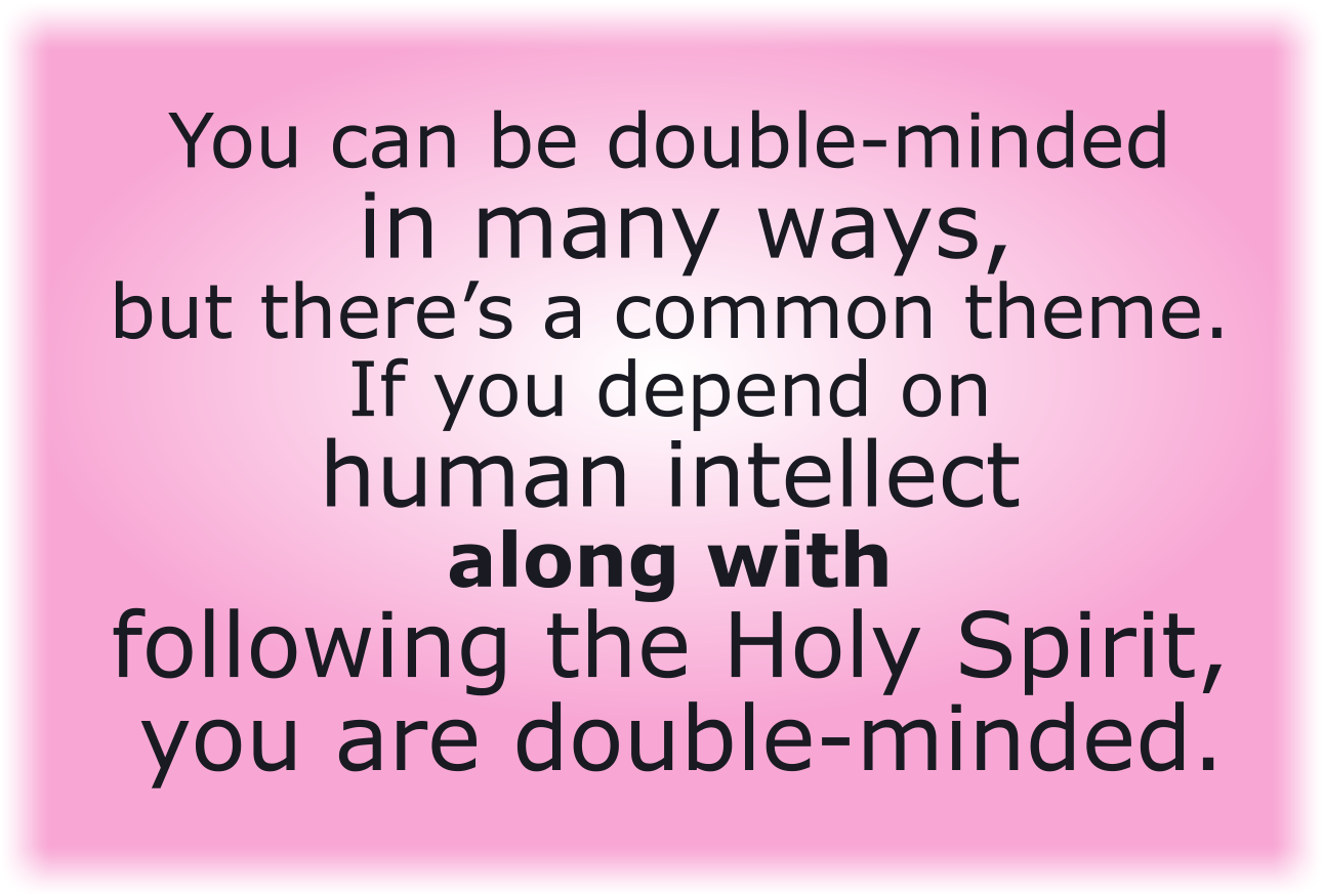 Are You Double-Minded?