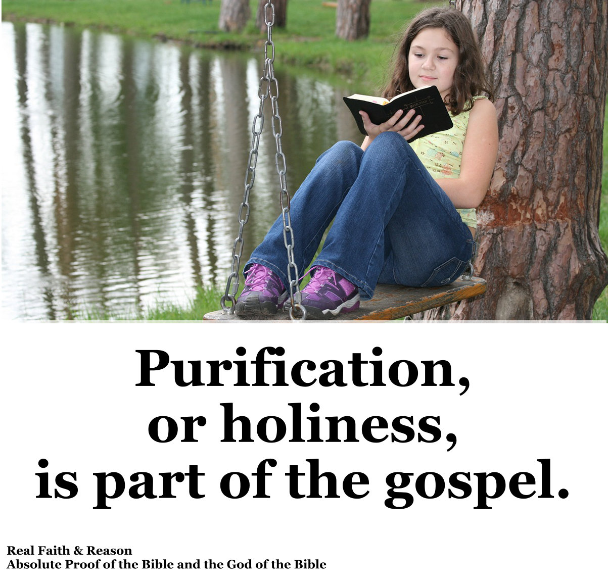 Purification or holiness is part of the gospel.