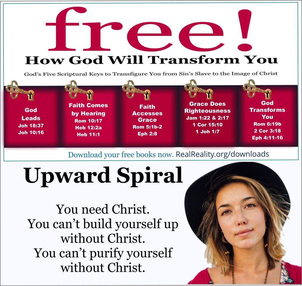 You need Christ. You can’t purify yourself without Christ.