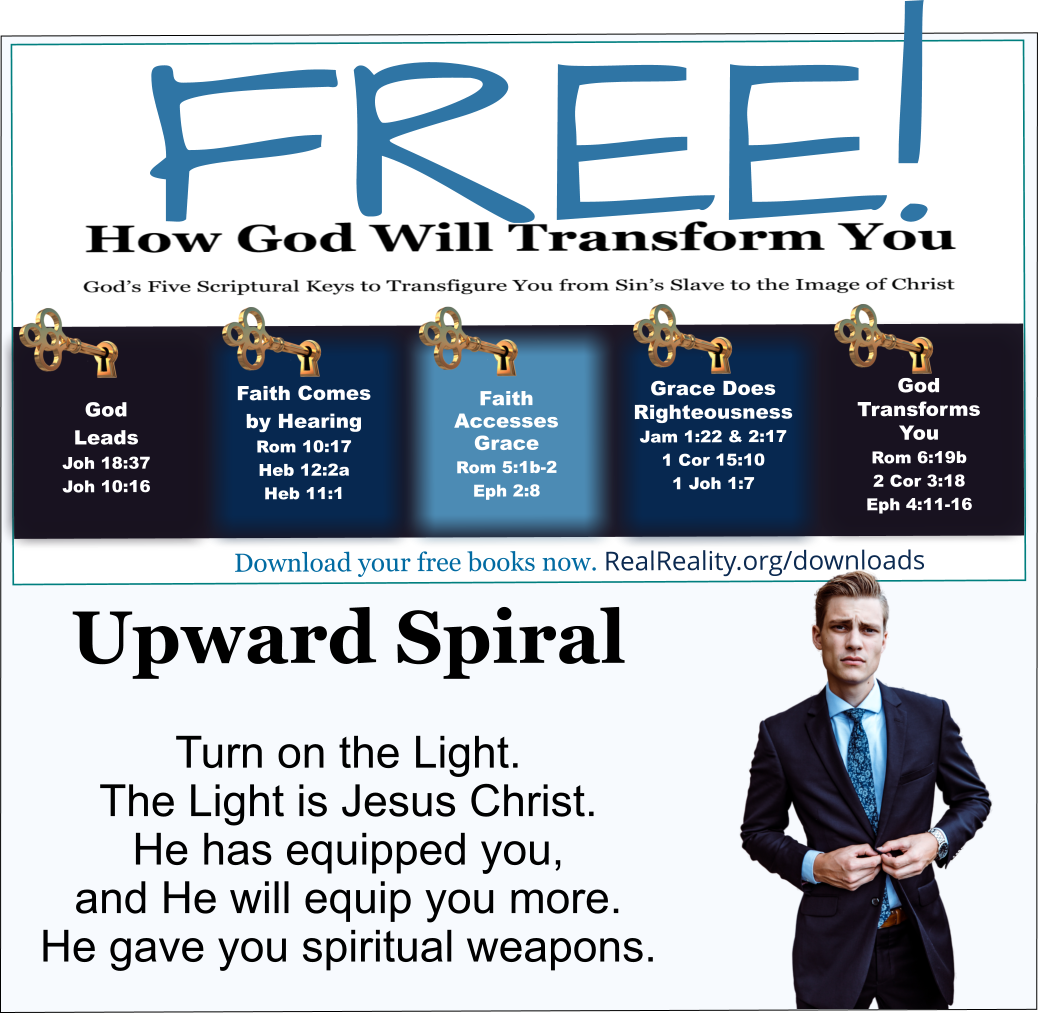 Turn on the Light. The Light is Jesus Christ.