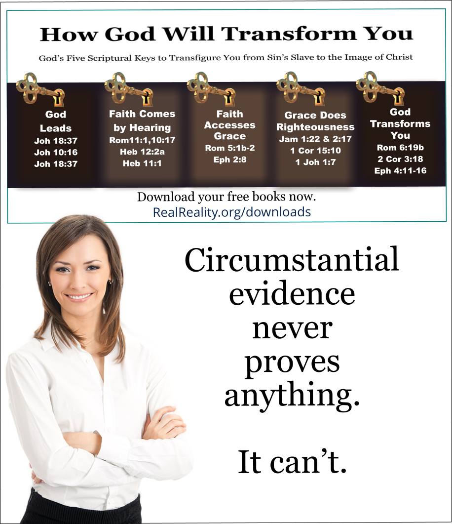 Circumstantial evidence never proves anything. It can’t. 