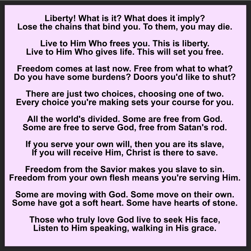 Liberty! What Is It?