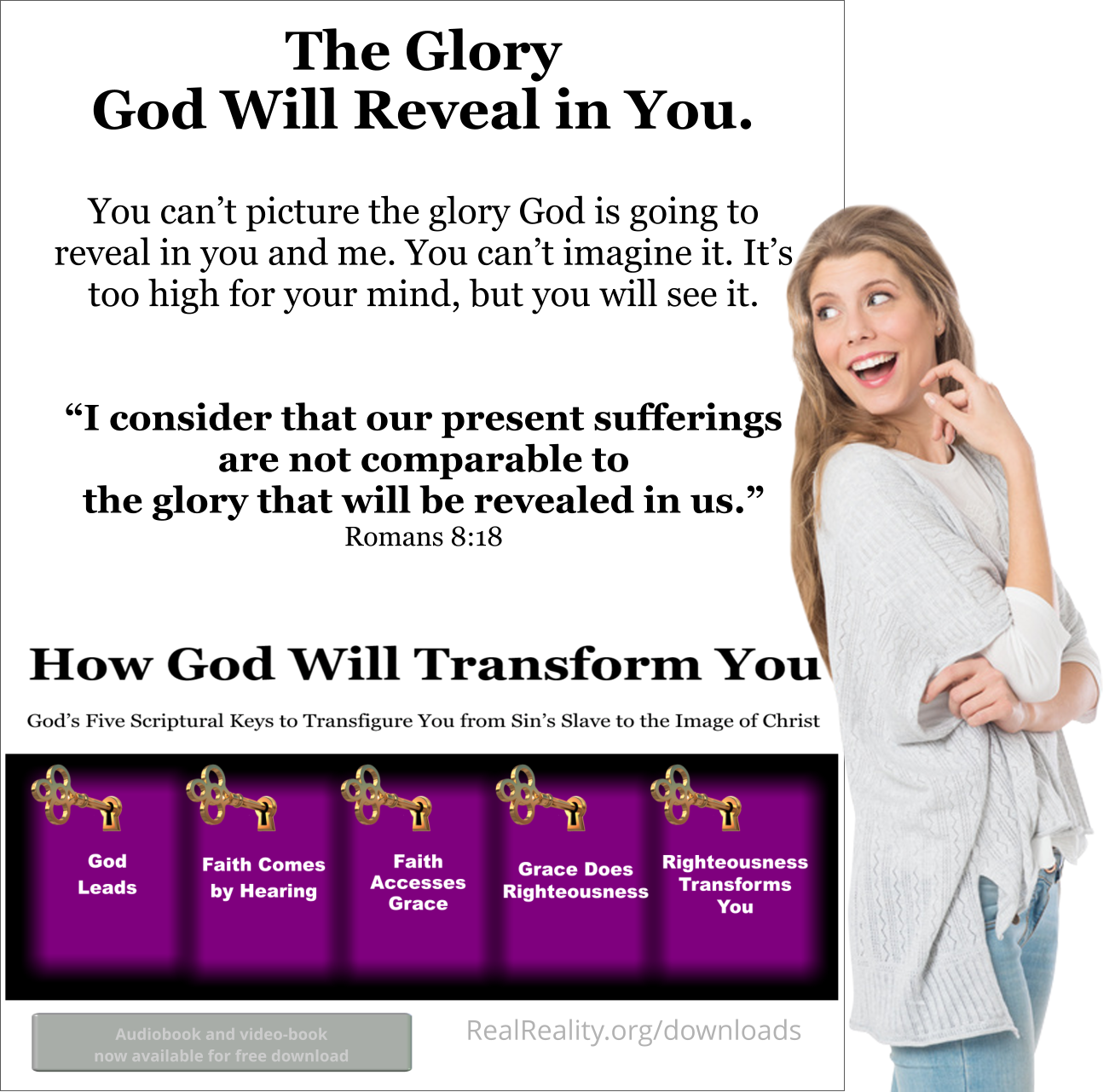 You can’t picture the glory God is going to reveal in you and me. You can’t imagine it.