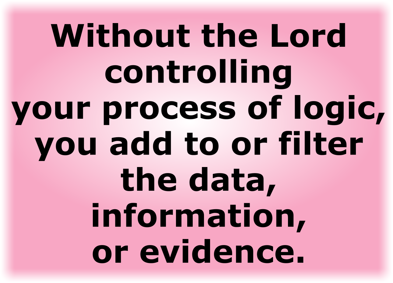 The problem of the data, information, and evidence