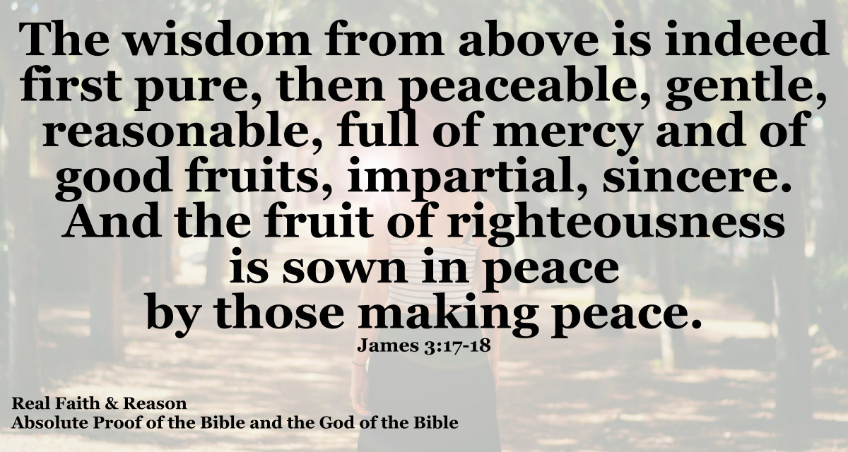True wisdom is the flowing leading of God. False wisdom comes from the human mind or from demons.