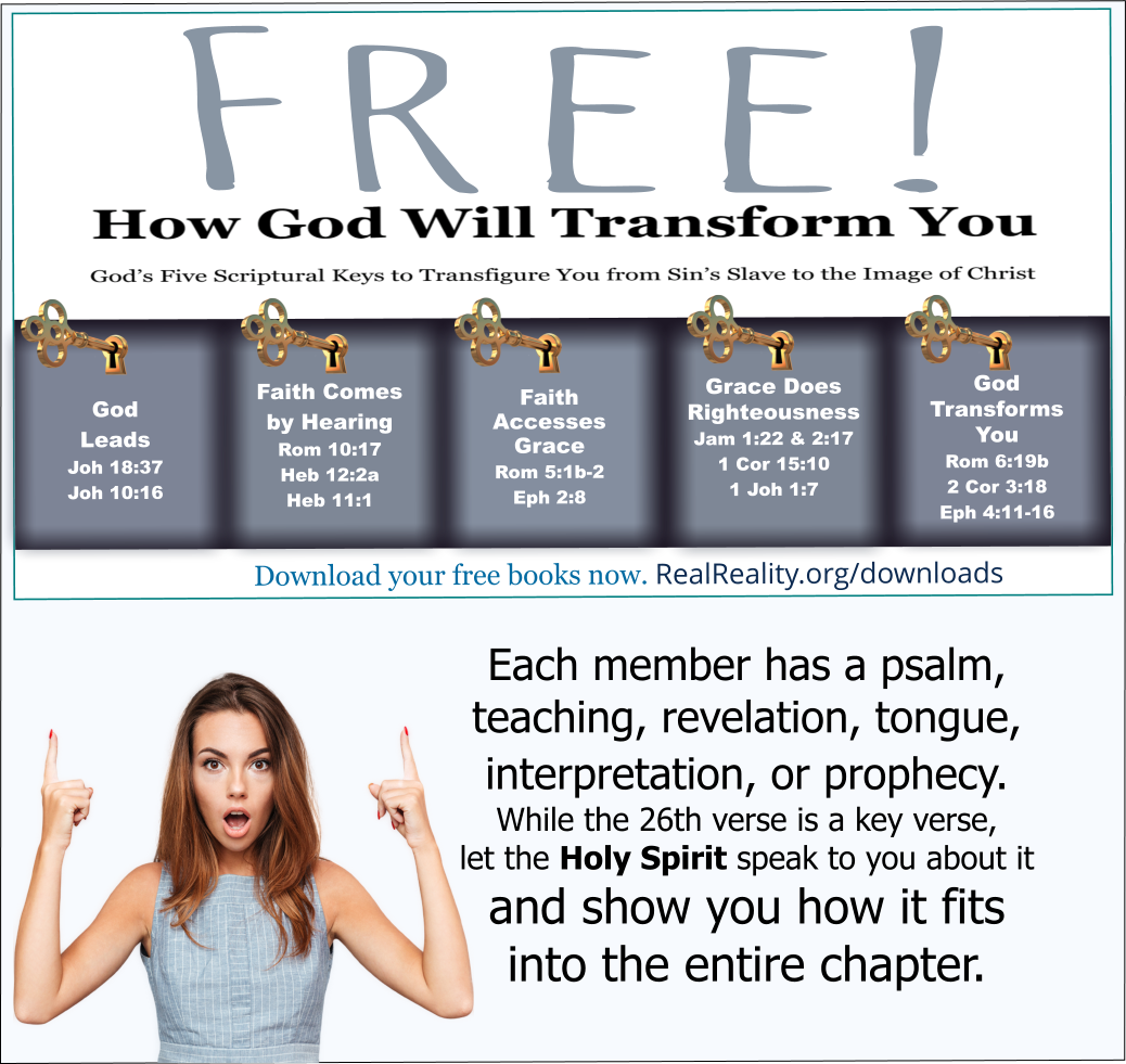 each of you has a hymn, or a word of instruction, a revelation, a tongue or an interpretation.