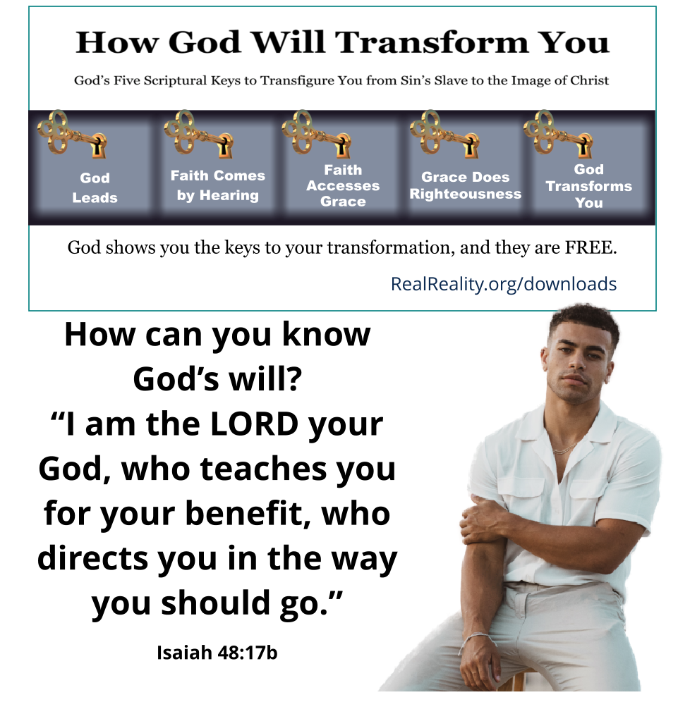 How can you know God’s will? God teaches you and directs you.