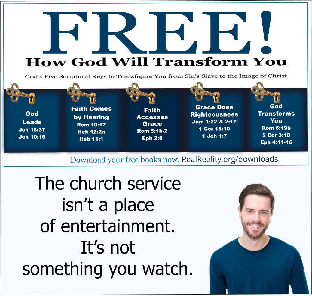 The church service isn’t a production. The Bible defines it, but who follows the pattern?