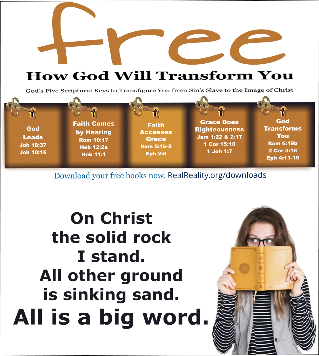 Here's what happens if you stand on the solid rock of Christ.