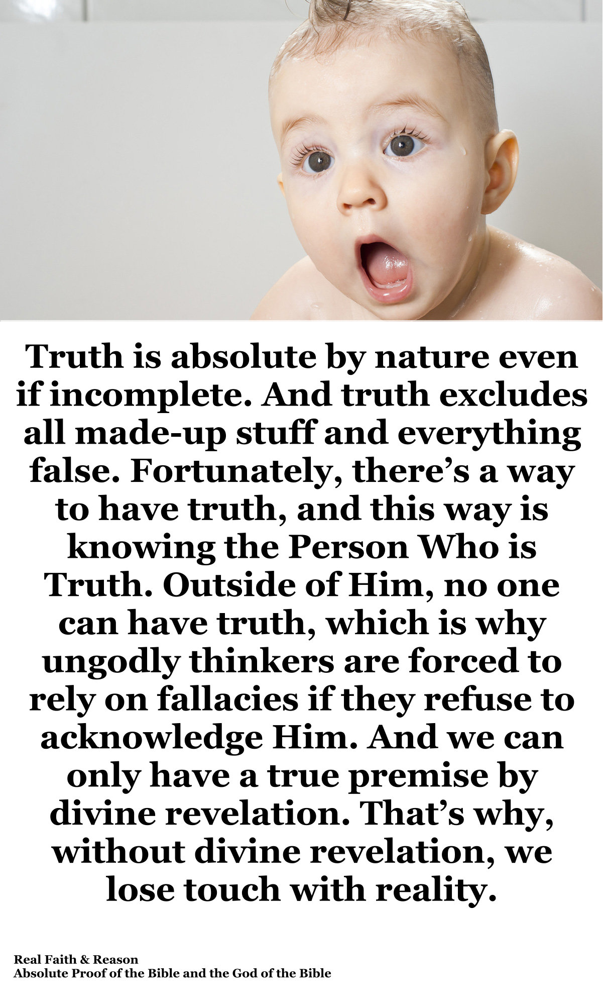 Truth is absolute by nature even if incomplete.