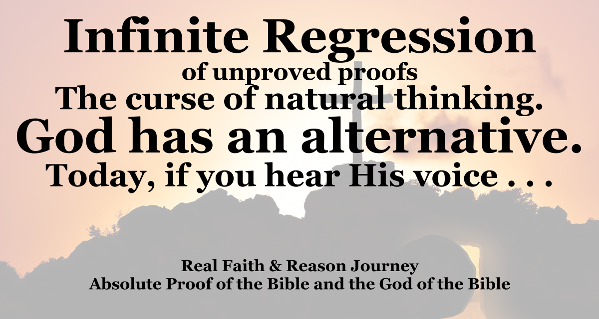 Infinite Regression of Unproved Proofs: the curse of natural thinking.