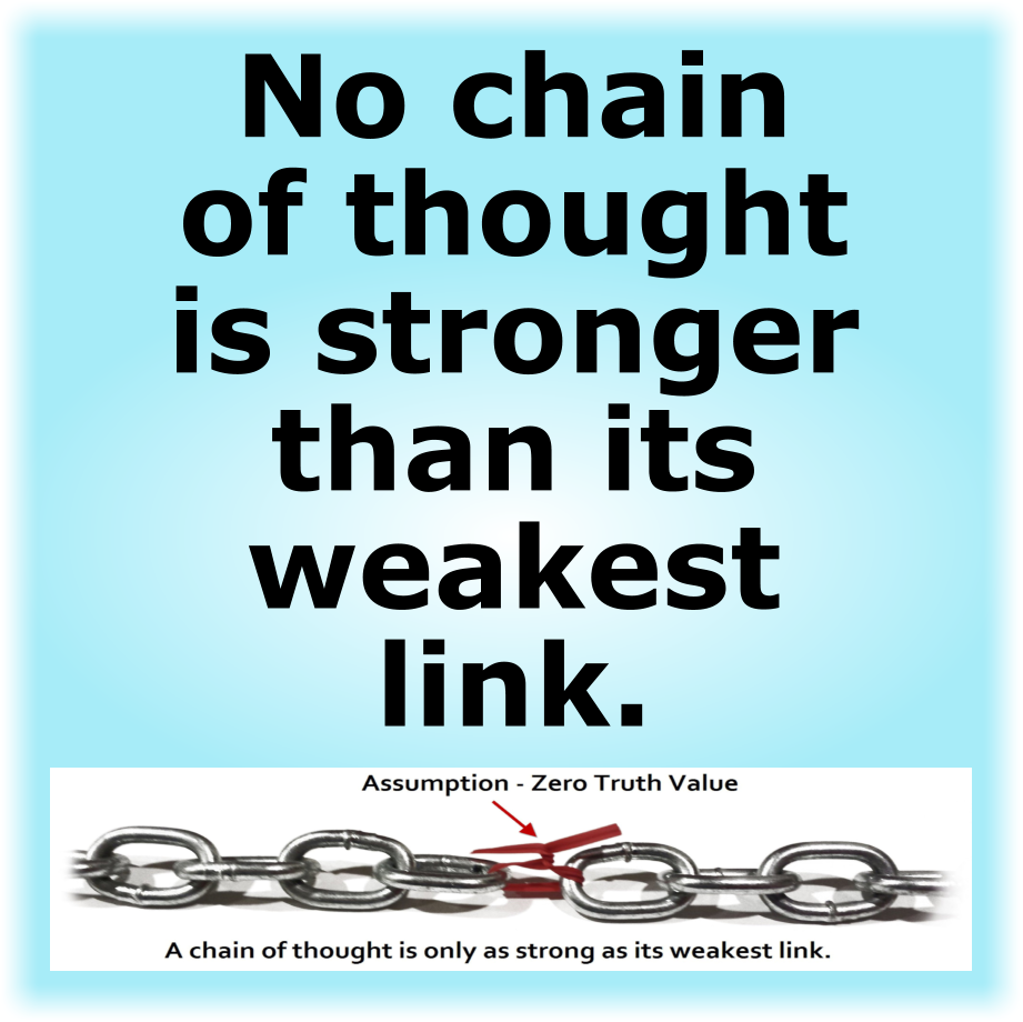 No chain of thought is stronger than its weakest link.