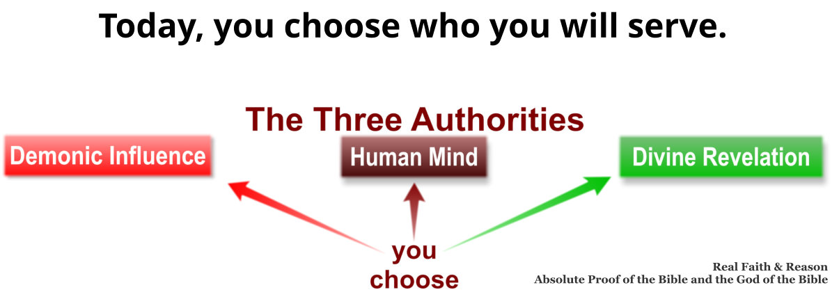 Today, you choose who you will serve.