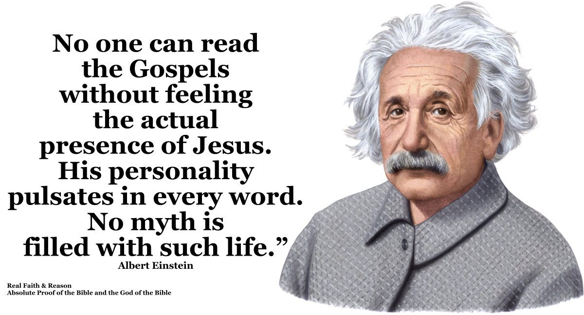 No one can read the Gospels without feeling the actual presence of Jesus.