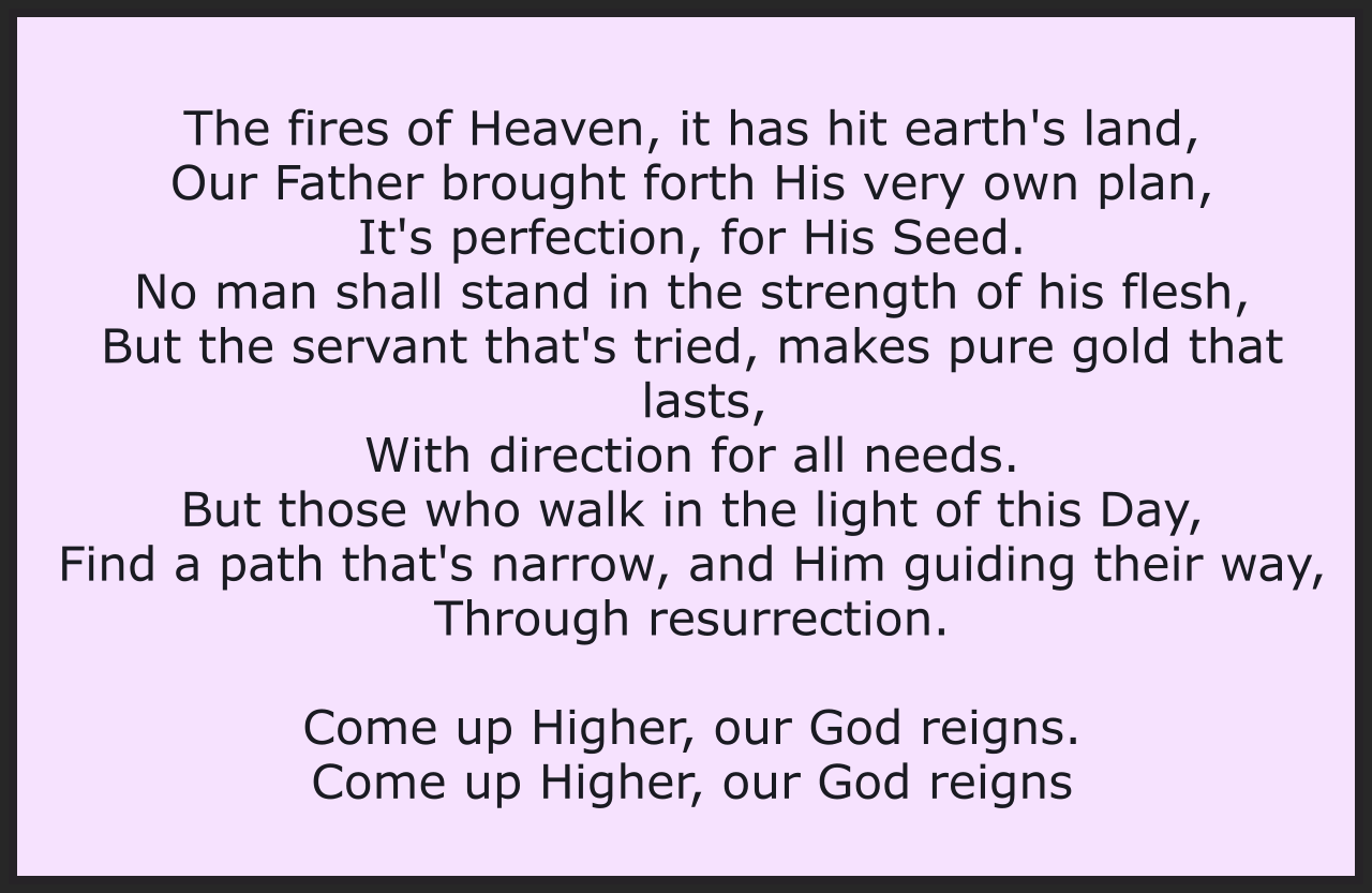 The Fires of Heaven