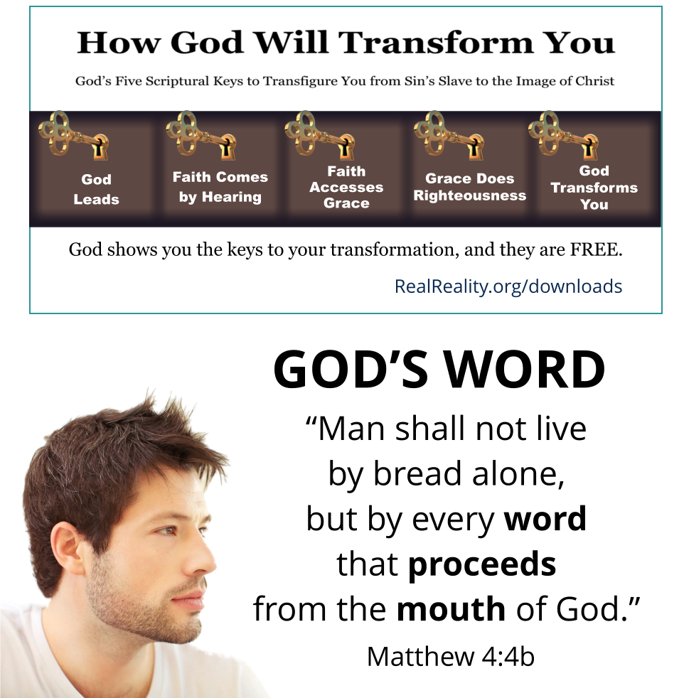 GOD’S WORD: Man shall live by every word that proceeds from the mouth of God.