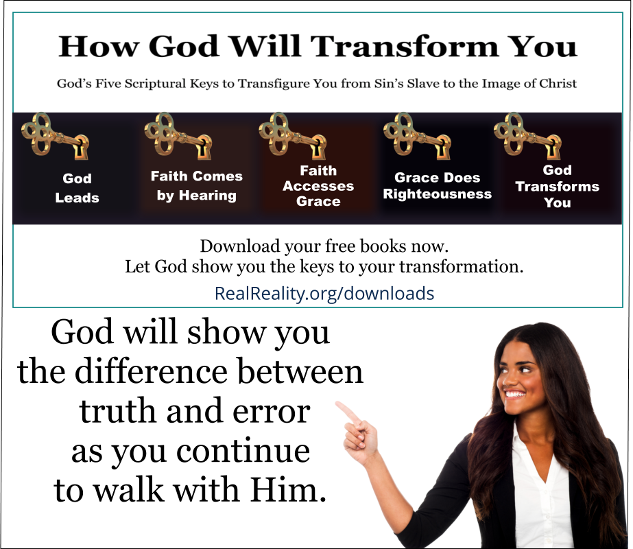 God will show you the difference between truth and error as you continue to walk with Him. 
(Quote from https://realreality.org/downloads/how-god-will-transform-you/)
