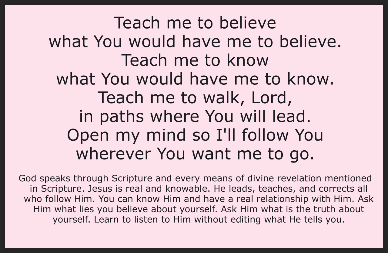 TEACH ME
