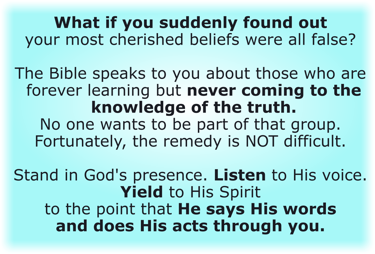What if you suddenly found out your most cherished beliefs were all false?
