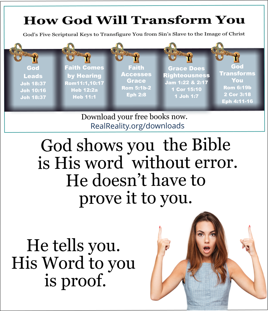 God shows you the Bible is His word without error. He doesn’t have to prove it to you. 