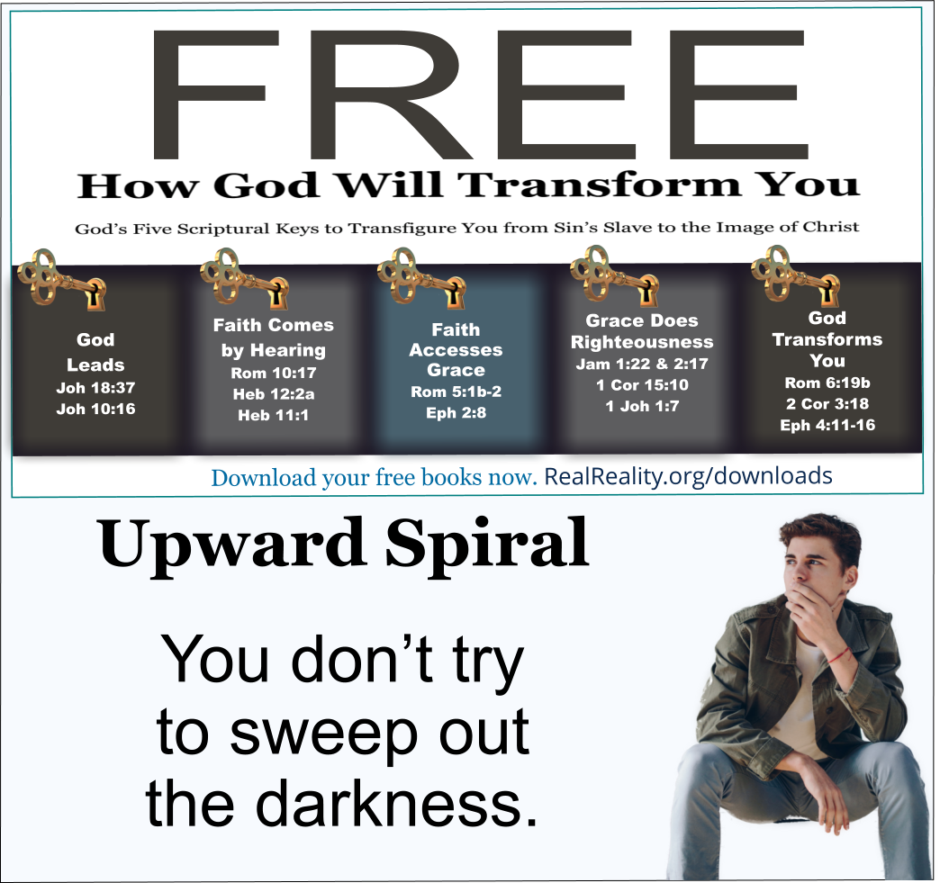 You can't sweep out darkness. Turn on the Light.