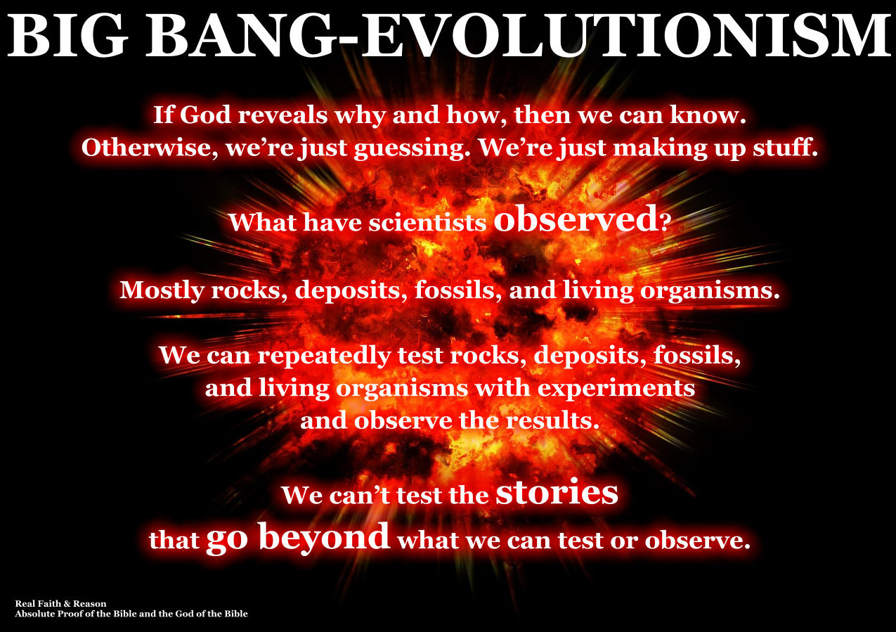 Big-Bang Evolutionism is Storytelling.