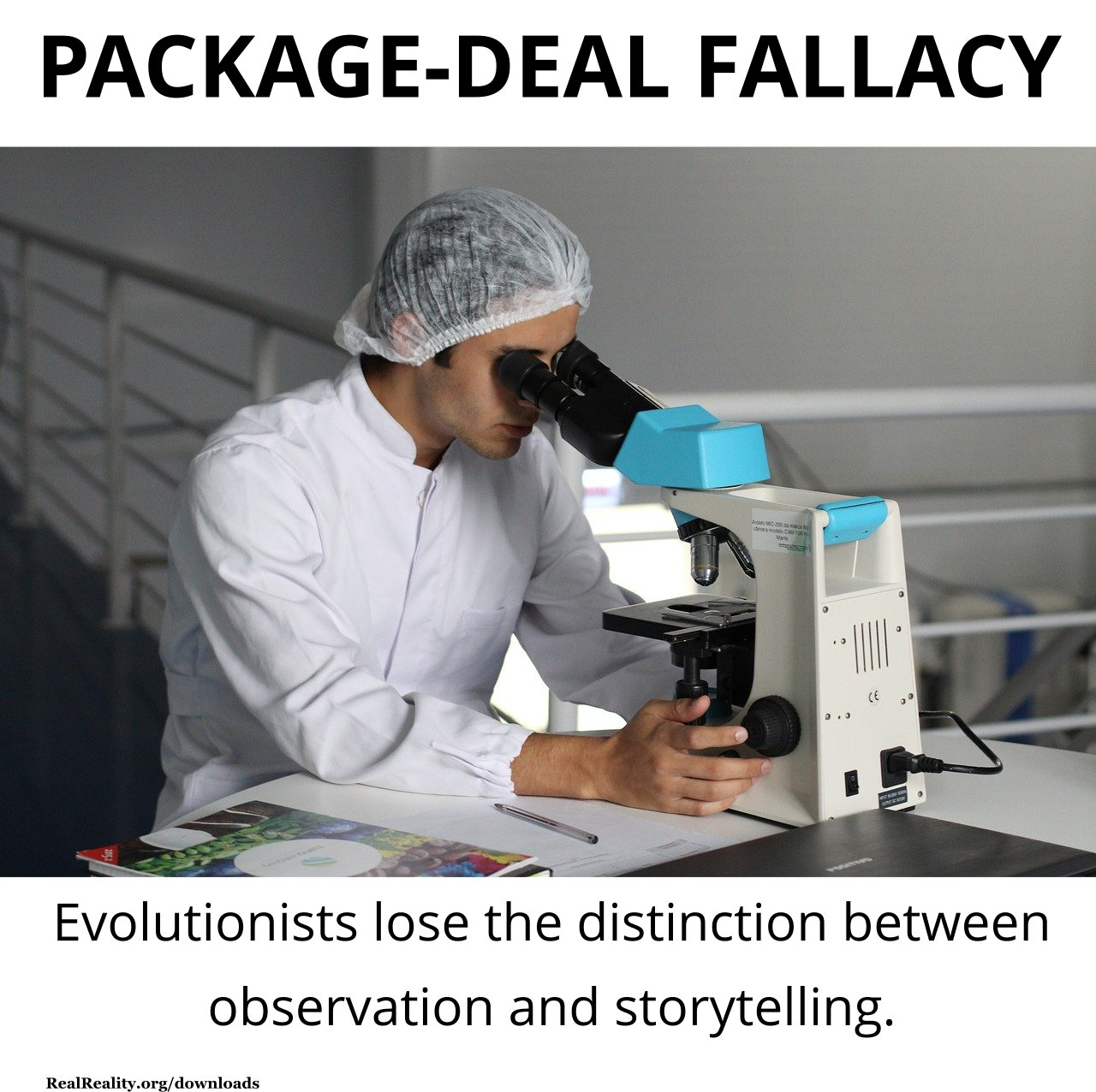 Evolutionists lose the distinction between observation and storytelling.