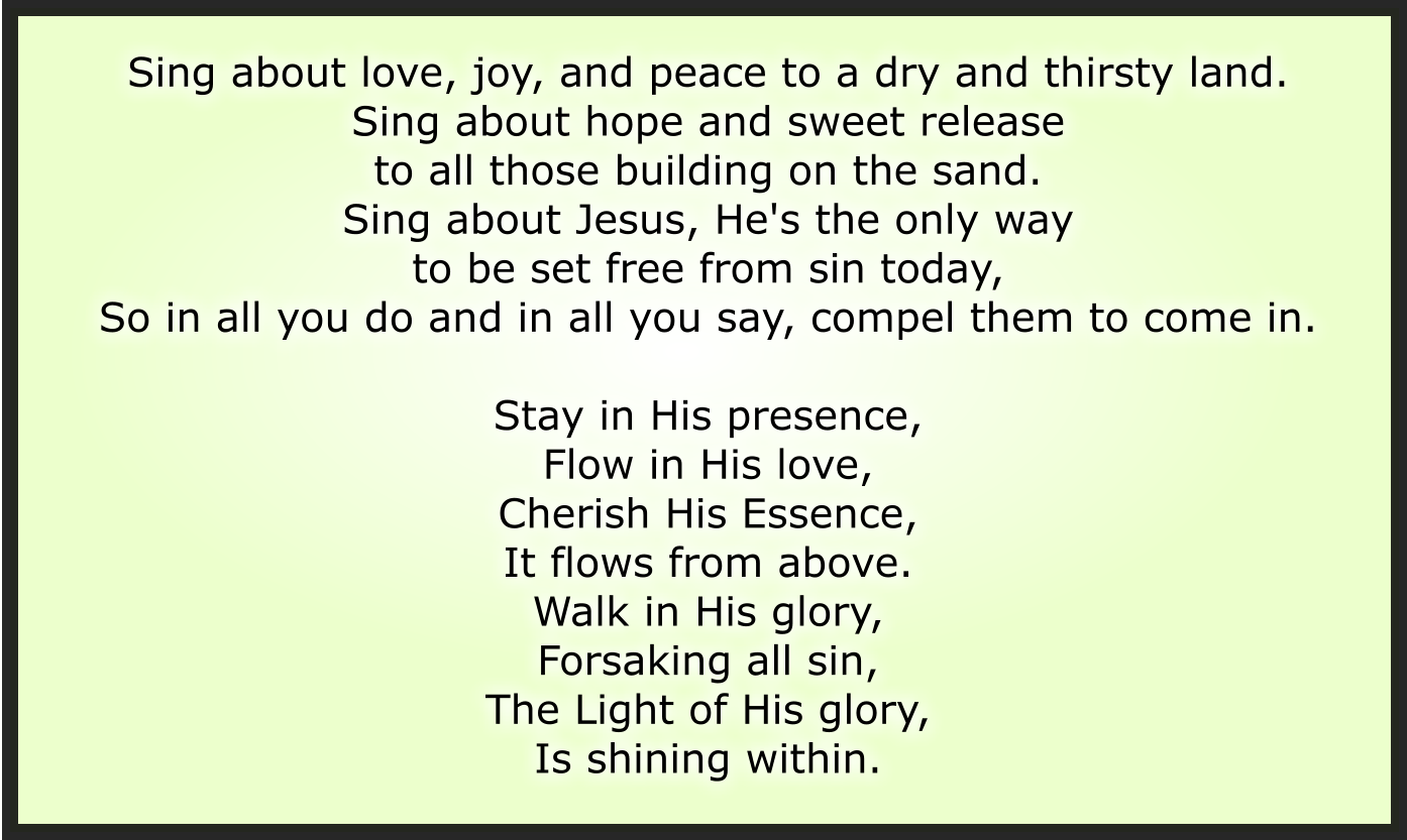 LOVE, JOY, AND PEACE
