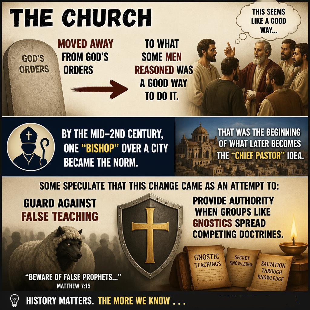 The Church Moved Away From God's Ways