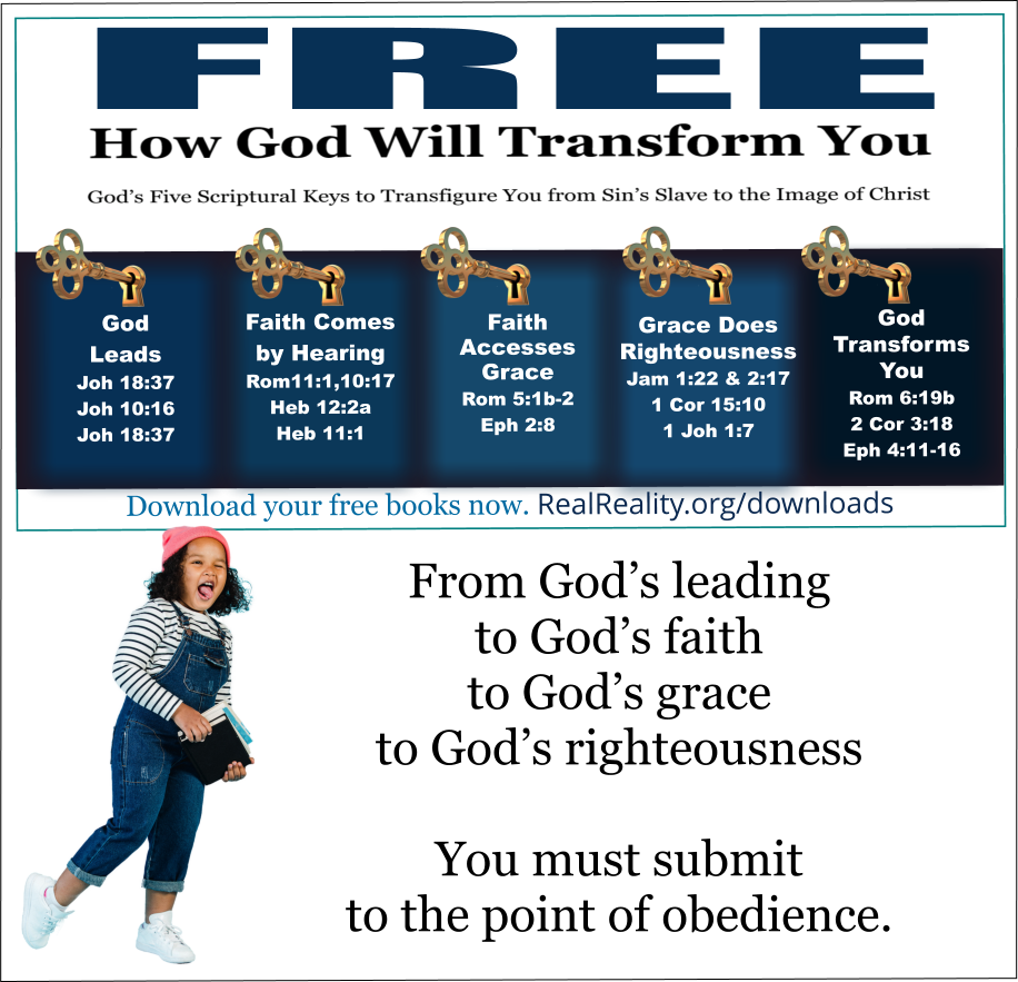 Faith-Grace-Righteousness-Holiness. You must submit to the point of obedience. 