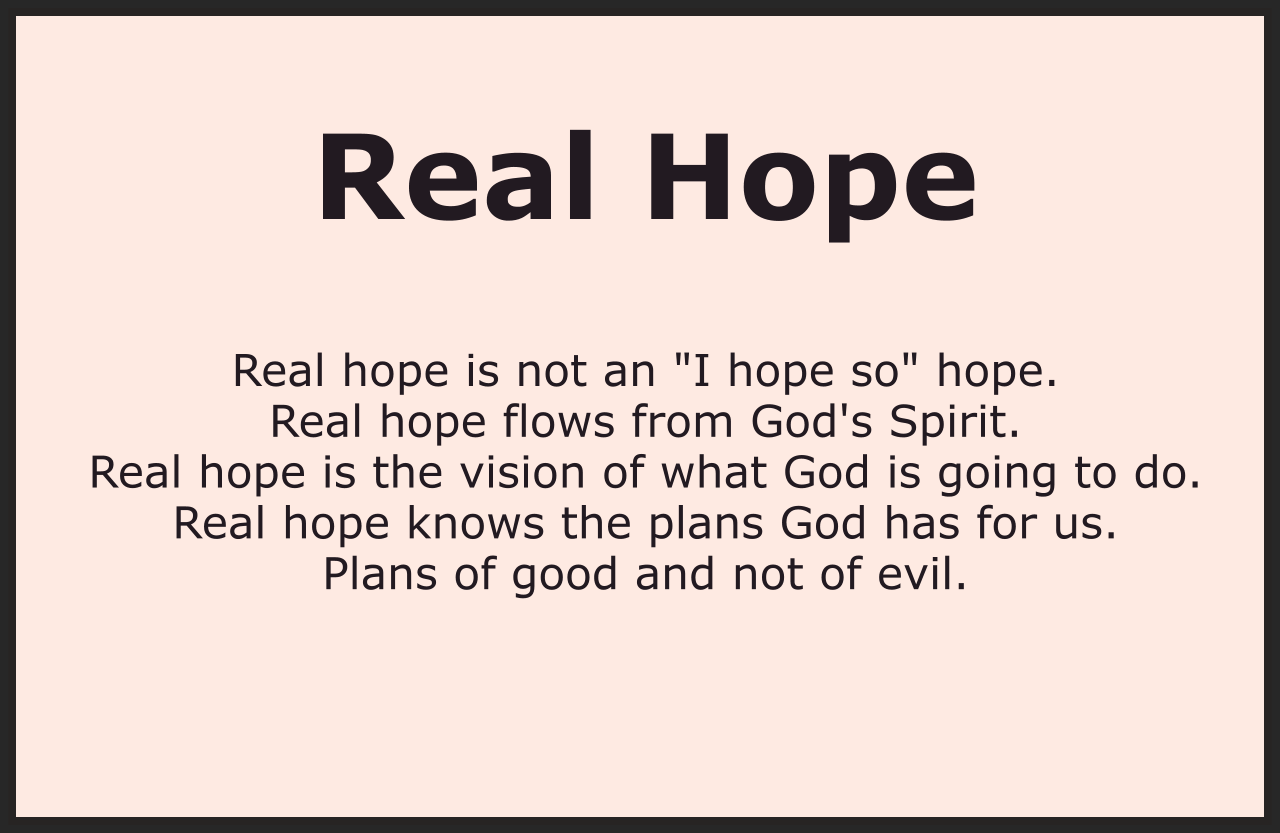 Real Hope