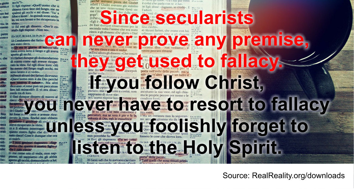 Secularists Get Used To Fallacy