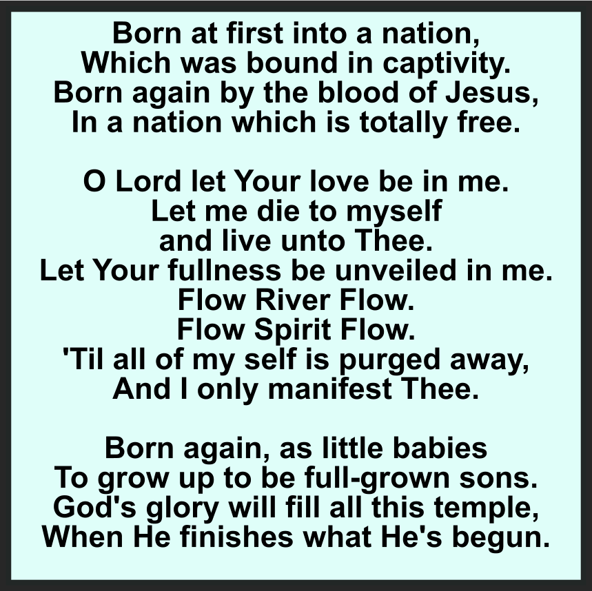LET YOUR LOVE BE IN ME