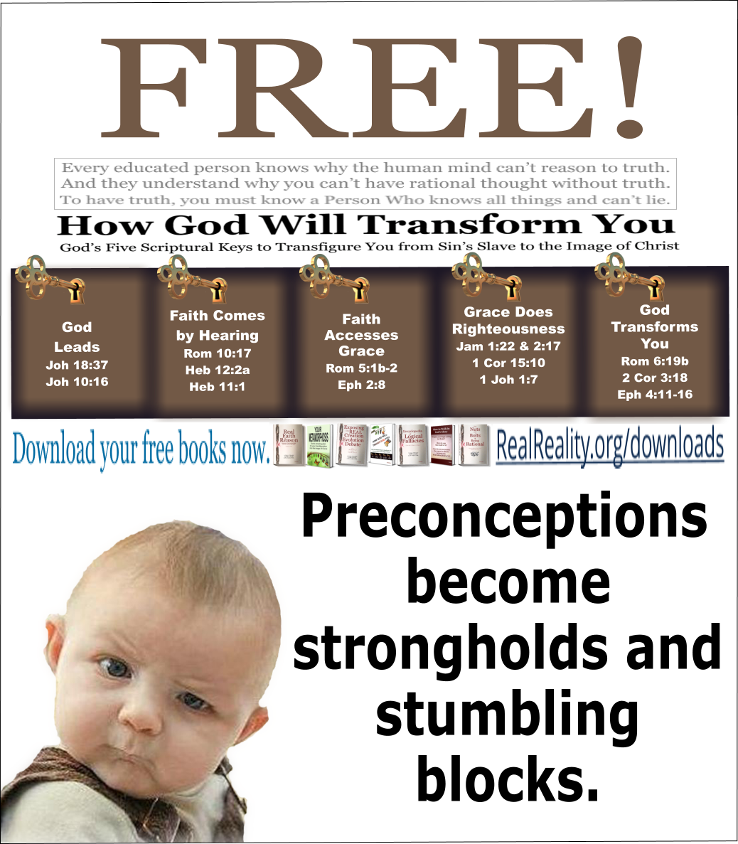 Worldviews and paradigms are preconceptions that seem real but aren’t real.