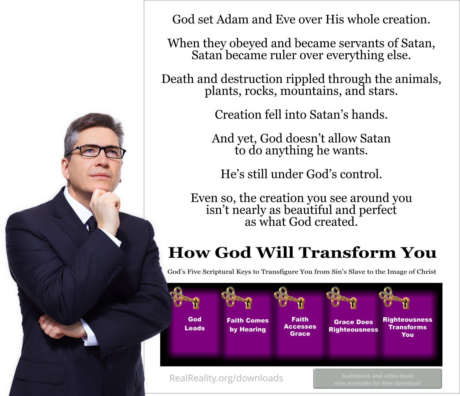 God set Adam and Eve over His whole creation.