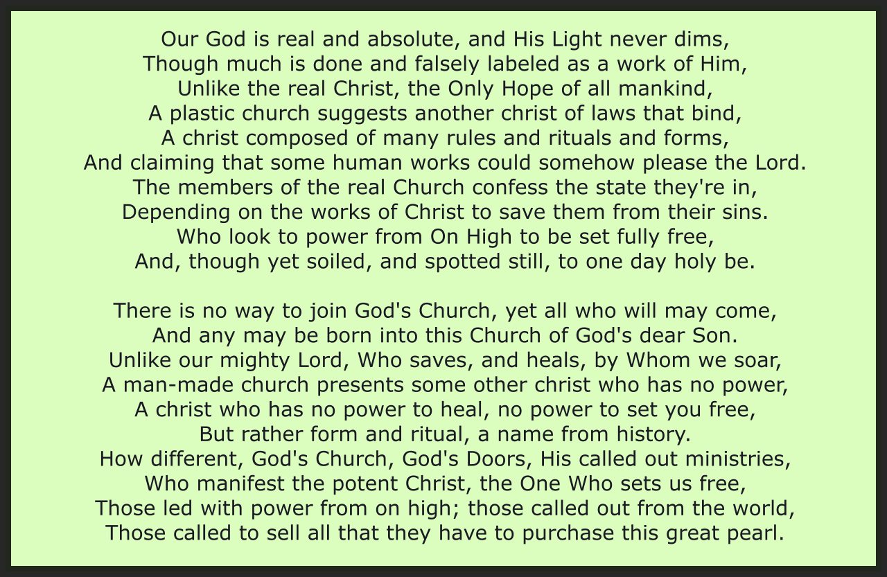 The Real Church