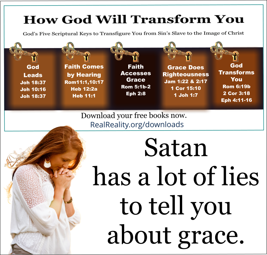 Don't believe Satan's lies about grace.