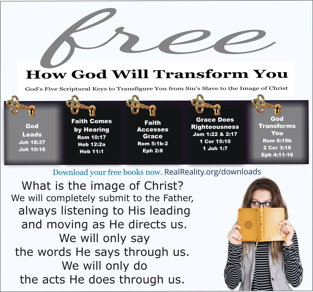 God is transforming us into the image of Christ. We will be one with the Father.