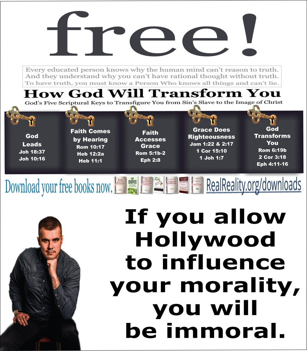 If you allow Hollywood, ungodly music, or godless news programs to influence your morality, you will be immoral.