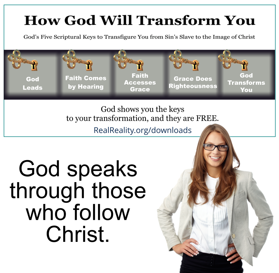 God speaks through those who follow Christ.