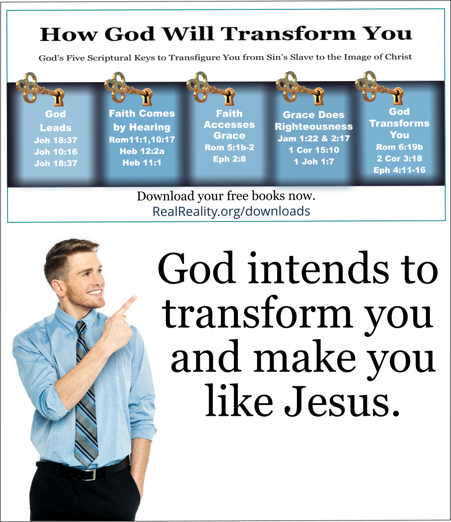 The Holy Spirit will transform you and make you like Jesus. 