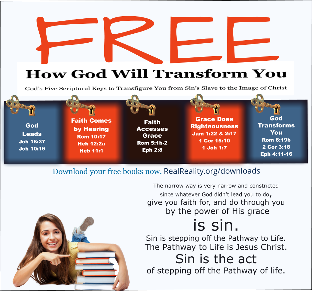Whatever God didn’t lead you to do, give you faith for, and do through you by the power of His grace is sin.