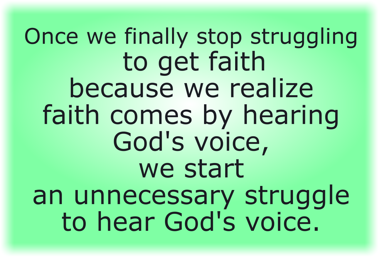 The unnecessary struggle to hear God's voice