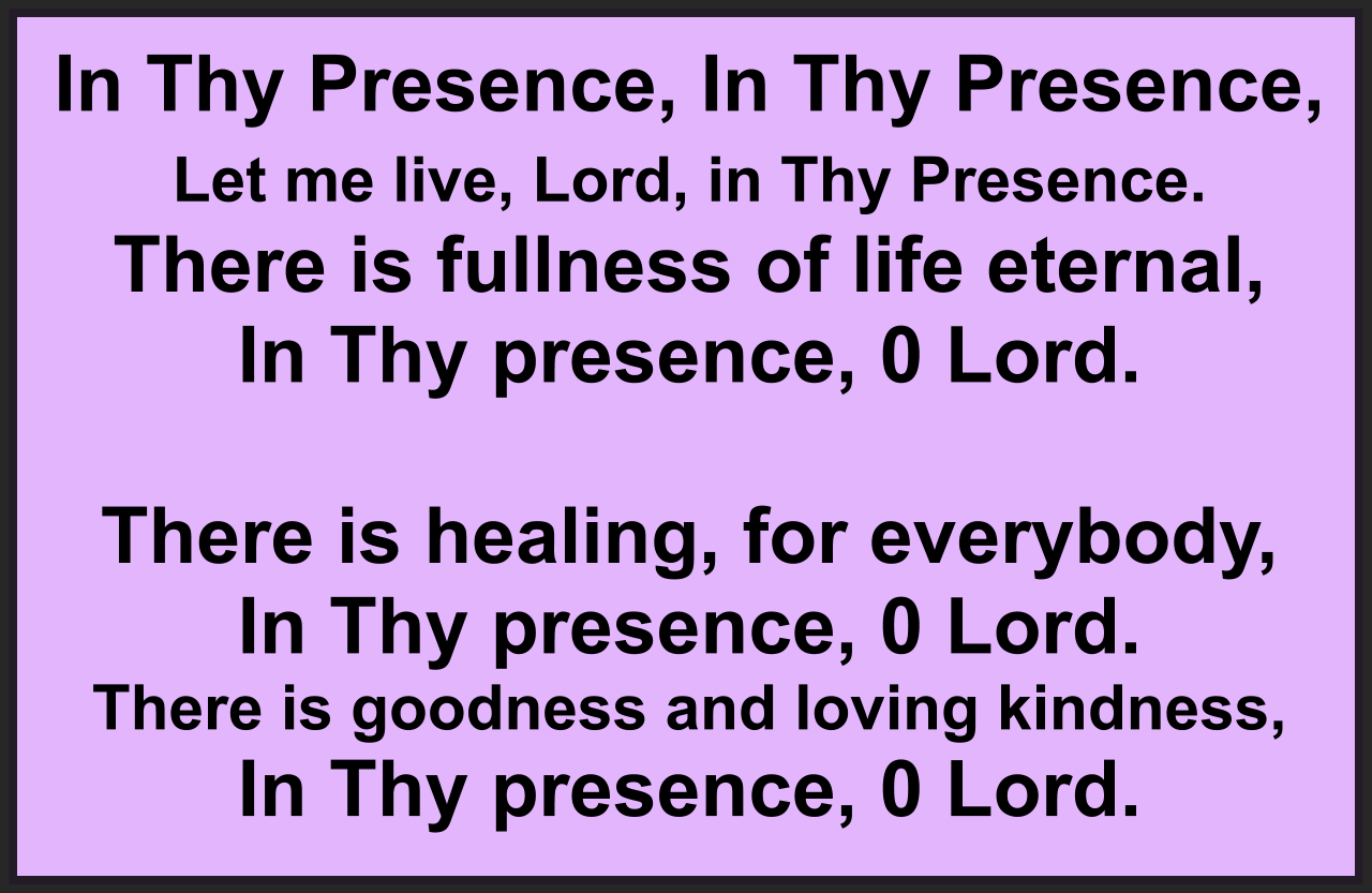 In Thy Presence, Torango